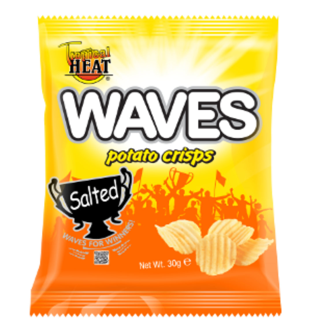 WAVES CRISPS SALTED 30G